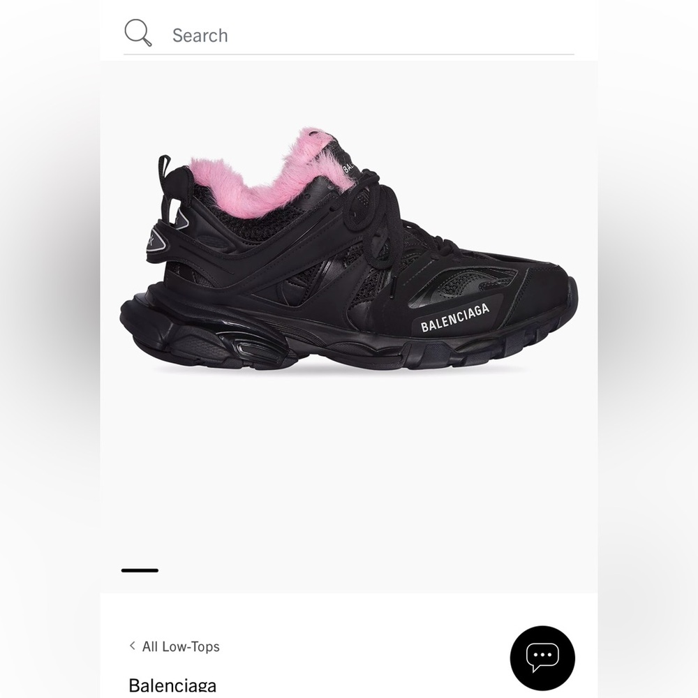 Pink Fur Balenciaga Sneaker BRAND NEW size 37